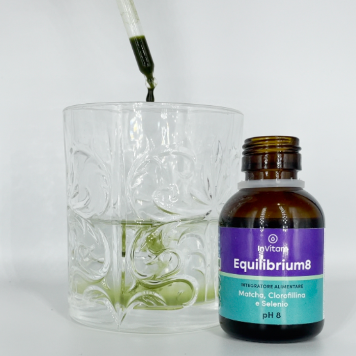 Equilibrium 8 bicchiere gocce integratore detox in gocce solubile acqua