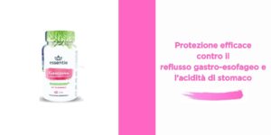 integratore in compresse contro il reflusso gastroesofageo rosa